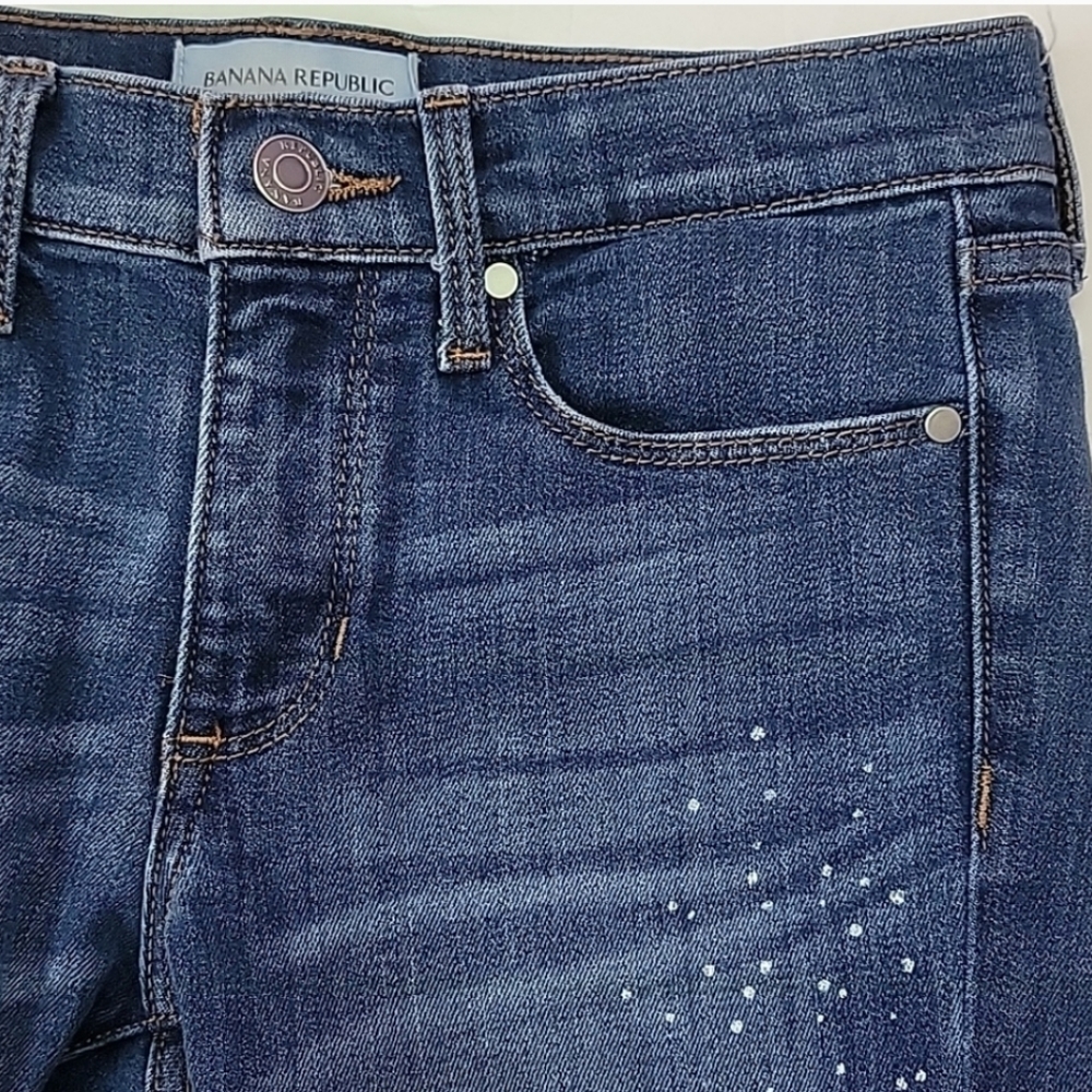 Banana Republic Premium Denim Skinny Ankle Jean / 25P. - Picture 6 of 11